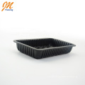 Custom black food grade tray, food plastic packaging blister tray
